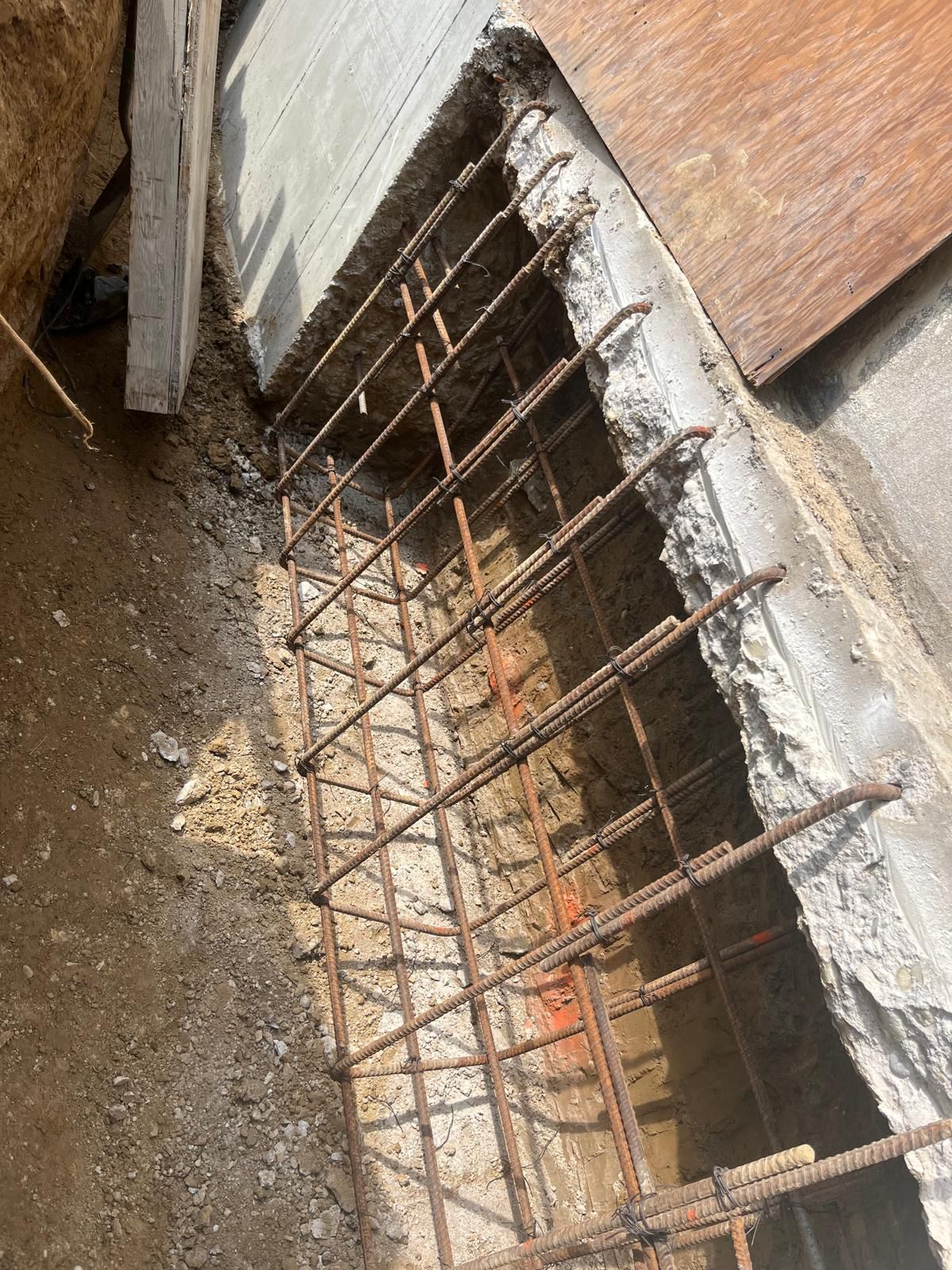 Basement foundation project