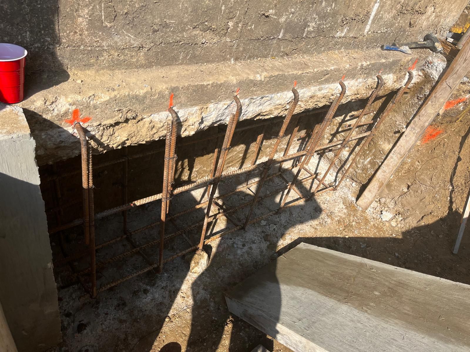 Basement foundation project