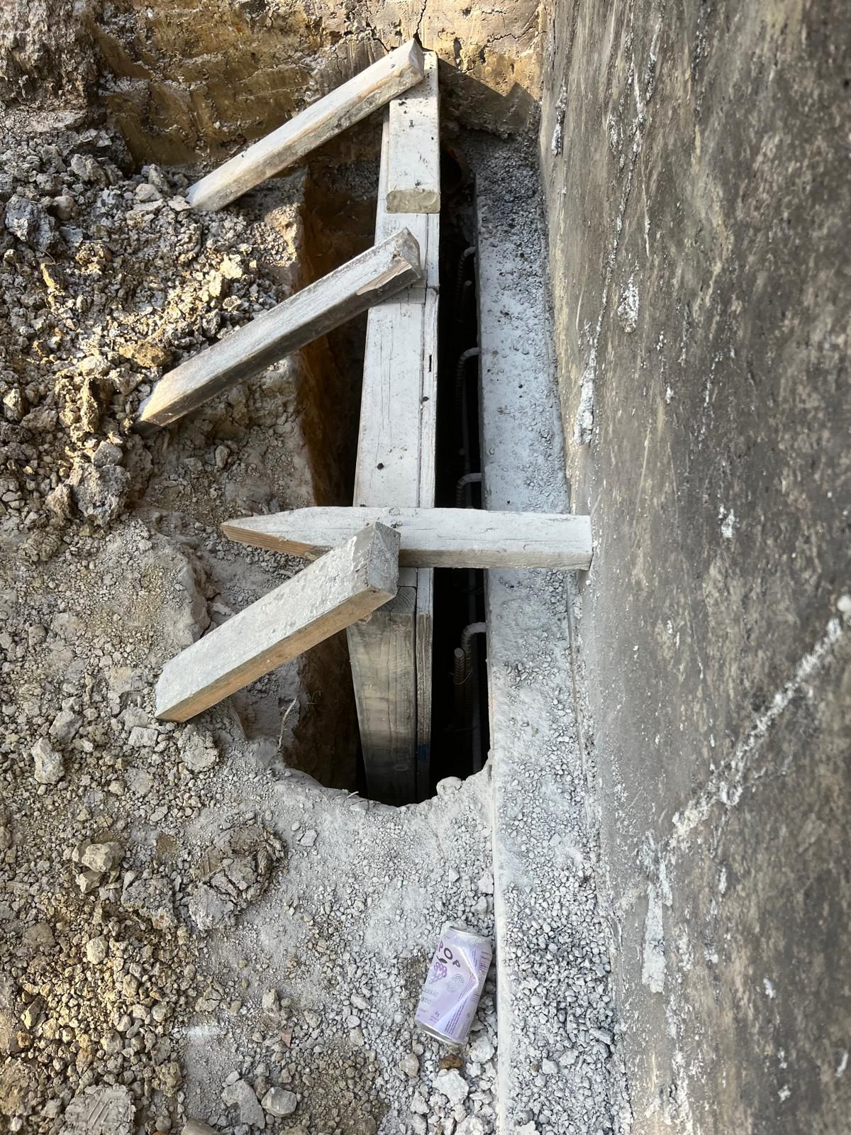 Basement foundation project
