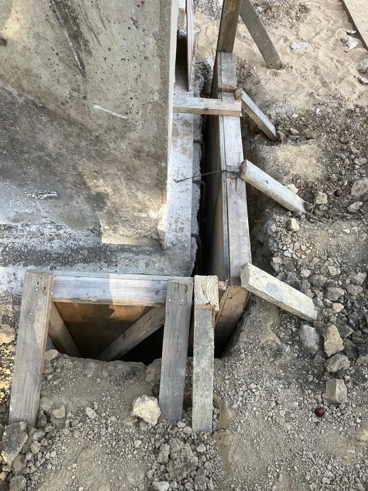 Basement foundation project