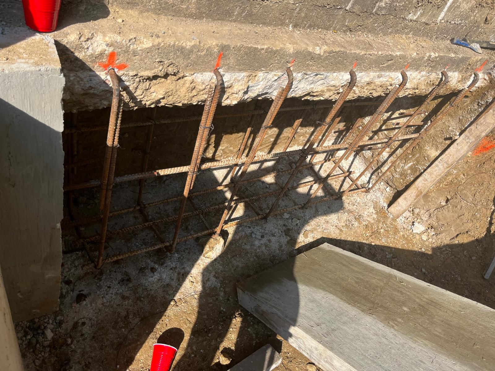 Basement foundation project