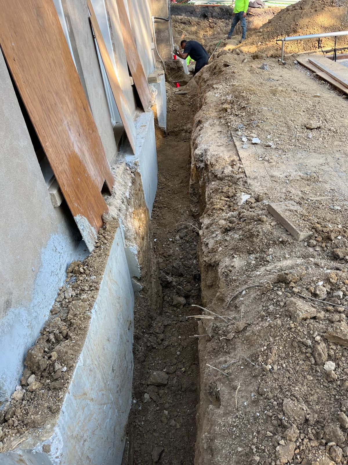 Basement foundation project