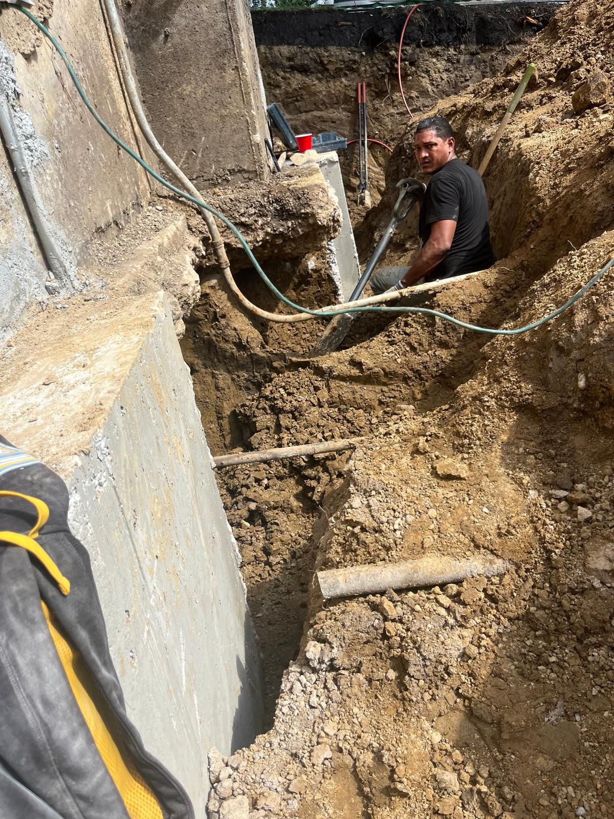 Basement foundation project