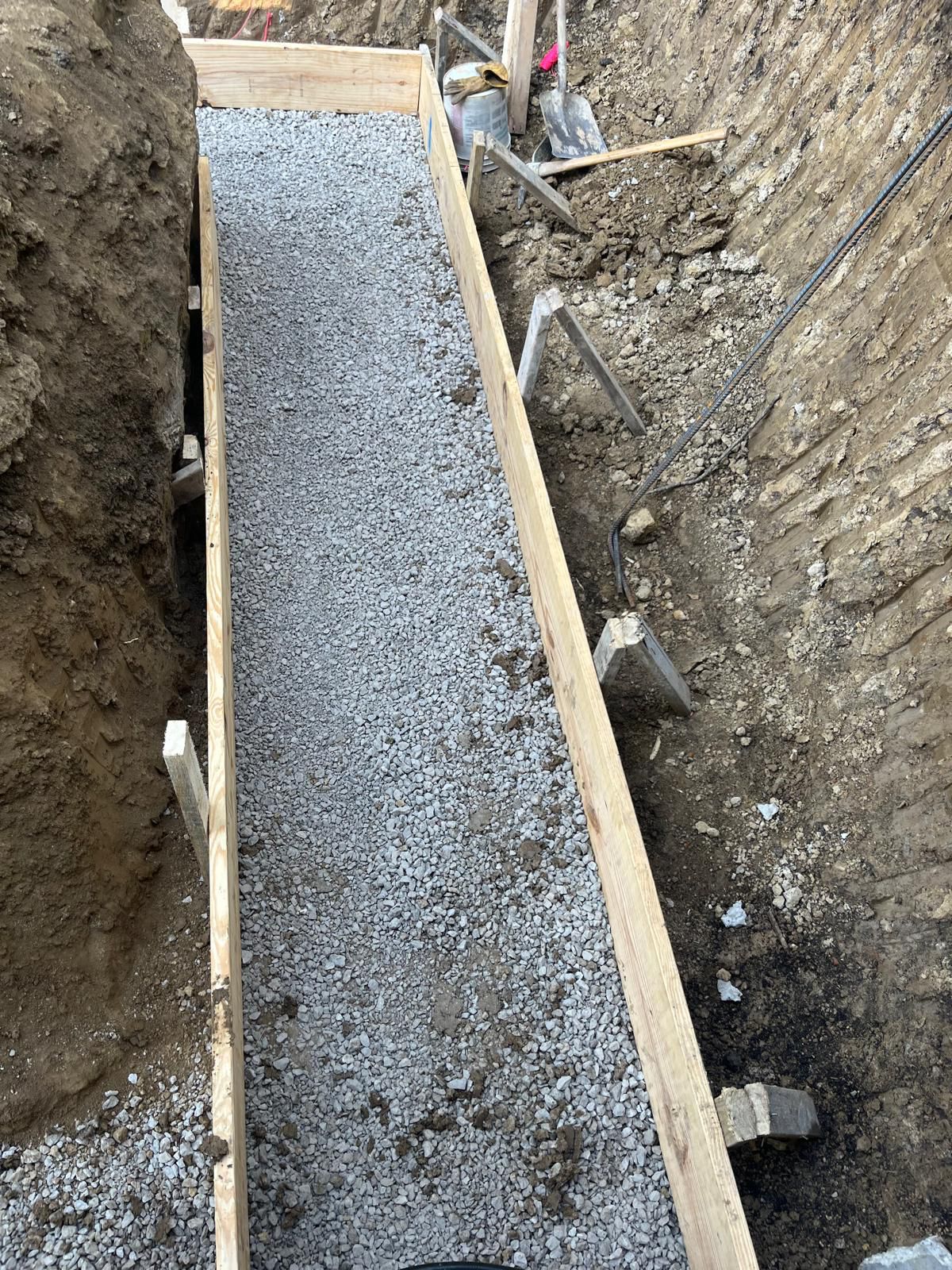 Basement foundation project
