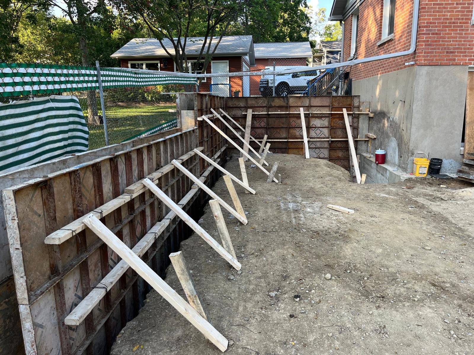 Basement foundation project