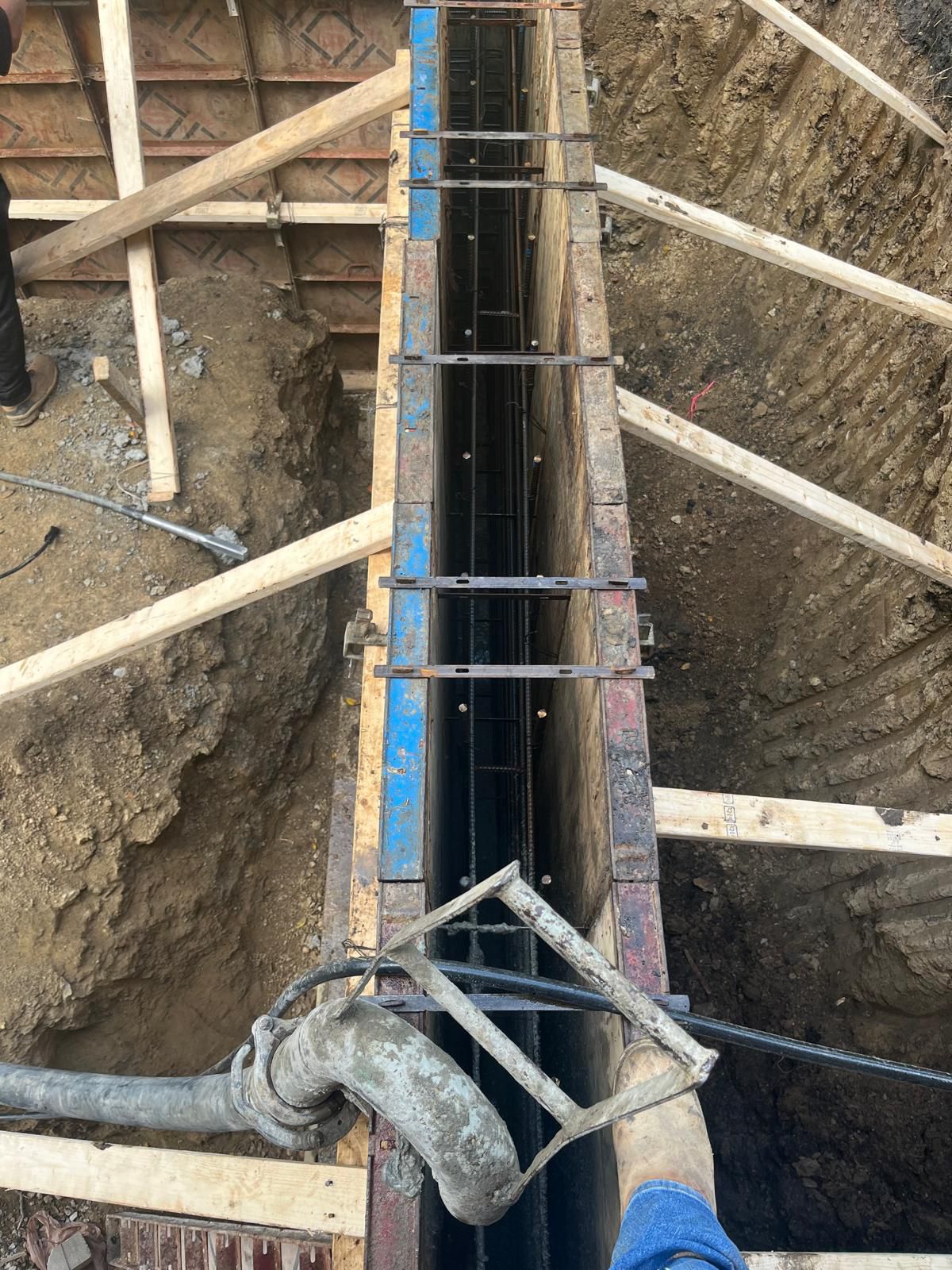 Basement foundation project