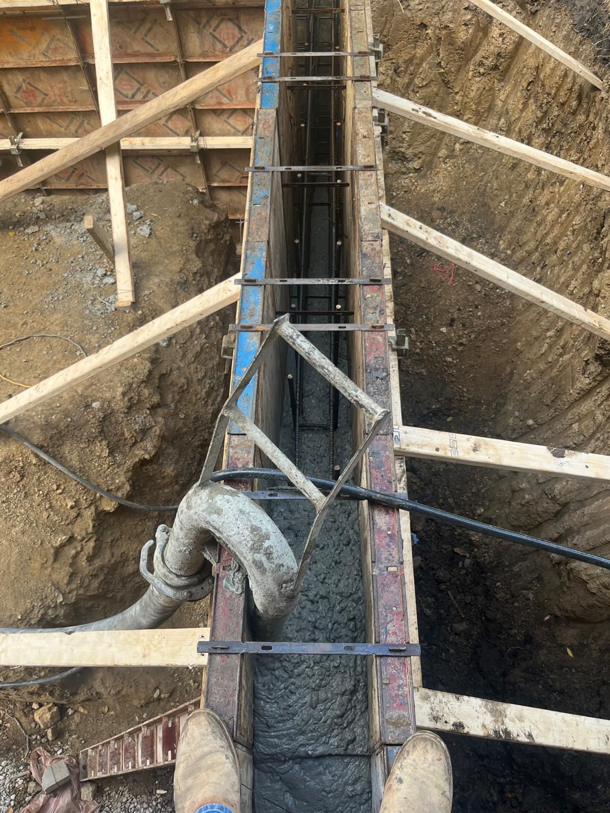 Basement foundation project