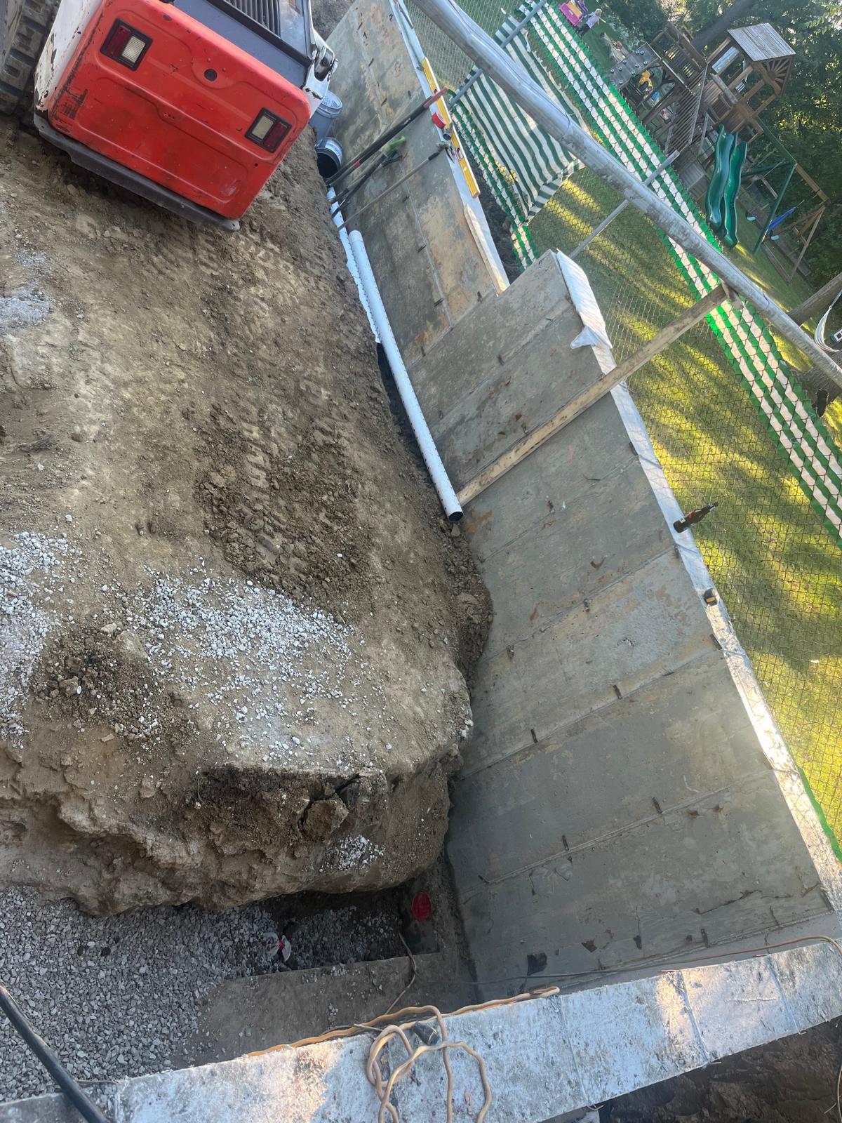 Basement foundation project