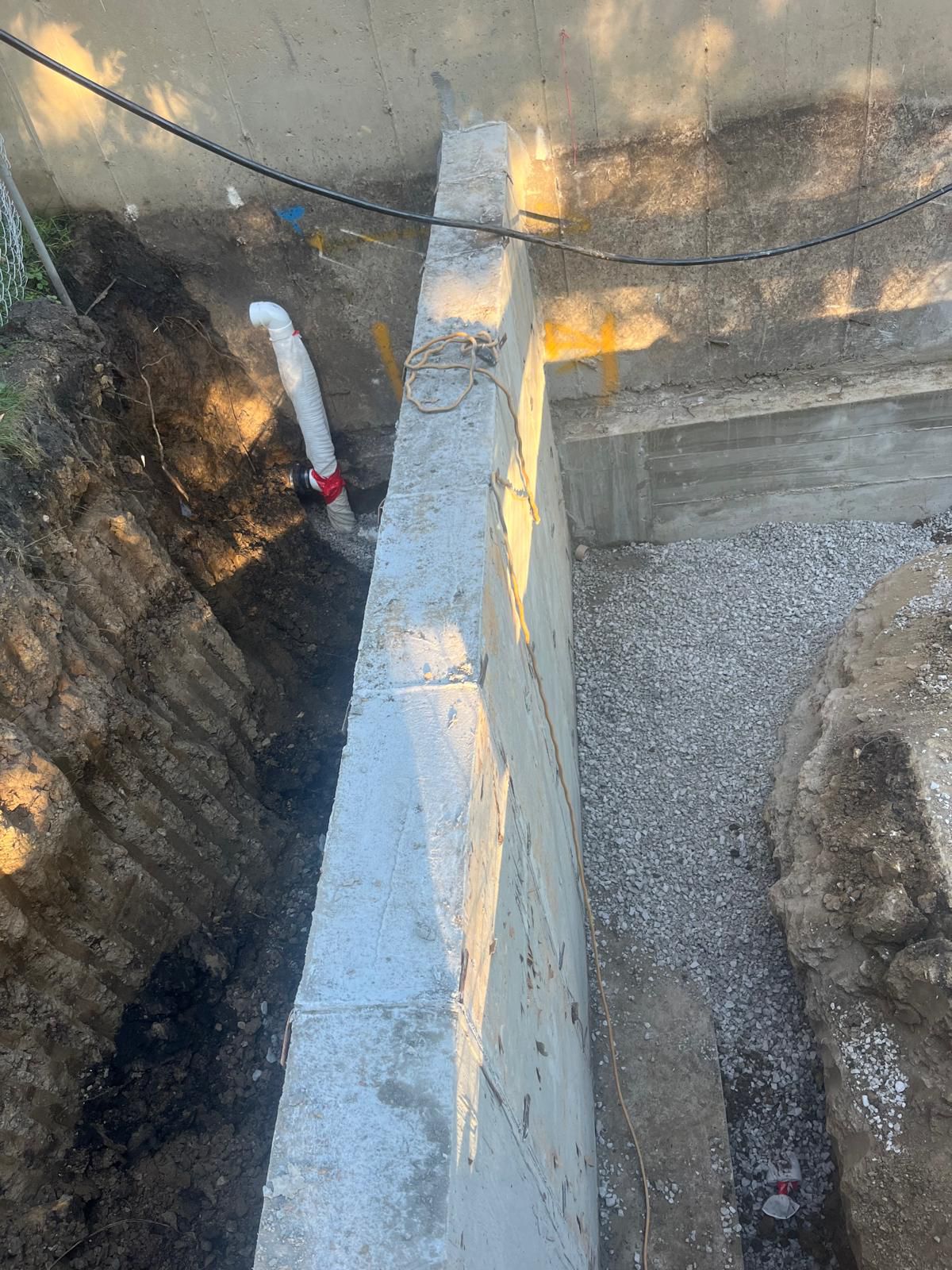 Basement foundation project
